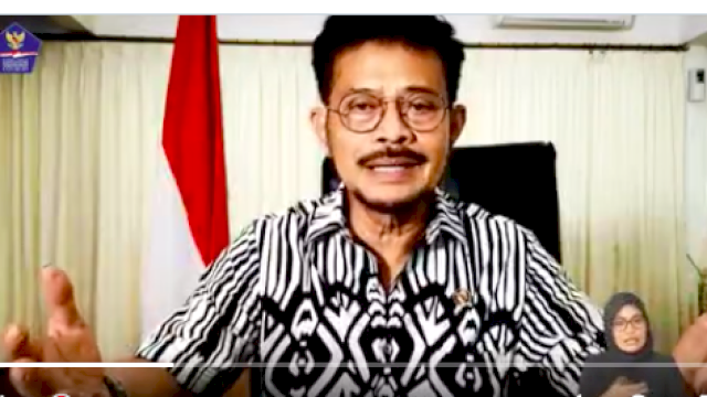 Menteri Pertanian Syahrul Yasin Limpo. (BNPB)