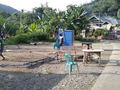 Hindari Gesekan Dengan Warga, Posko Covid-19 di Luwu Sulsel Dibongkar