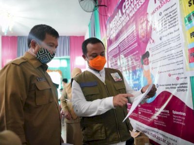 Kunjungi Posko Covid 19 Makassar, Wagub Sulsel Beri Apresiasi