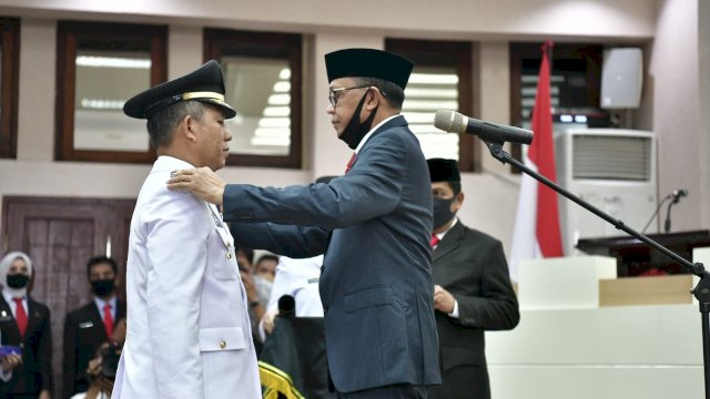 Prof. Yusran Jusuf Resmi Jabat Pj Wali Kota Makassar