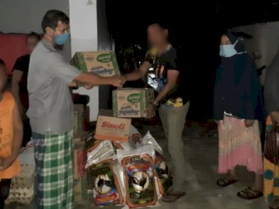 Utus Tim JPS Salurkan Bantuan Sembako di Lutra, Warga Masamba: Terima Kasih Pak Wagub