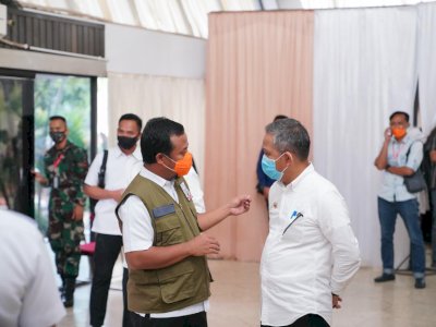 Wagub Sulsel Dan PJ Walikota Kompak Menyambut Ketua PMI Jusuf Kalla