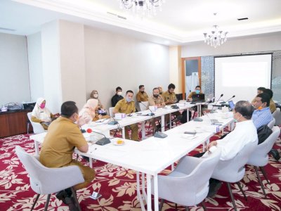 Bersama 4 OPD, Wagub Sulsel Pimpin Rapat Progres APBD 2020