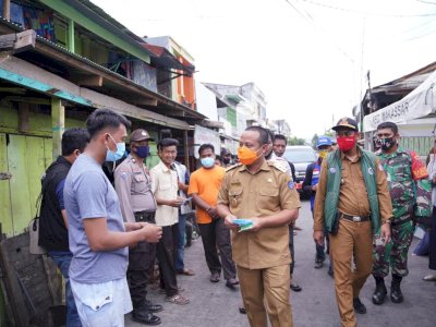 Tingkat Kesadaran Pakai Masker Masih Rendah, Wagub Sulsel Terus Galakkan Gerakan Sadar Masker.