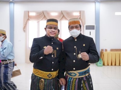 Gunakan Masker Wajahnya Sendiri, Wagub Sulsel Jadi Pusat Perhatian