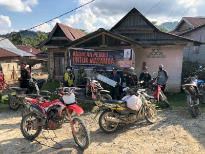 Tim Trail Wagub Sulsel Tembus Maipi Wilayah Terisolir Bawa Bantuan