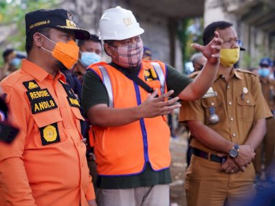 Bahas Oprit Jembatan Pacongkang, Wagub Sulsel dan Bupati Soppeng Turun Langsung ke Lapangan