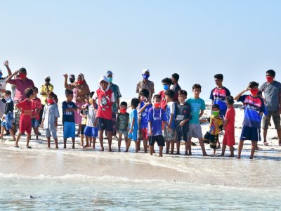 Lewat Permainan, Persada Sulsel Tanamkan Sikap Peduli Lingkungan Bagi Anak Pulau
