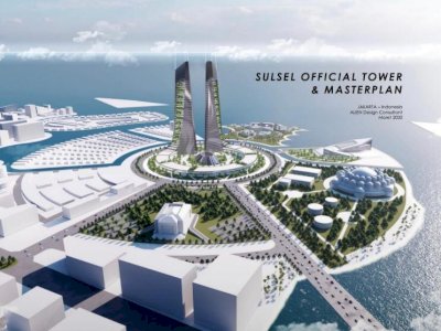 Gubernur Ingin Bangun Twin Tower di Kawasan CPI, Ikon Baru Sulawesi Selatan