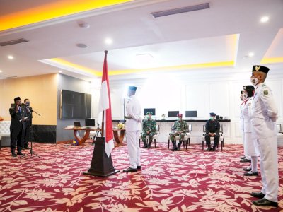 Kukuhkan Paskibraka Sulsel, Ini Pesan Andi Sudirman Sulaiman