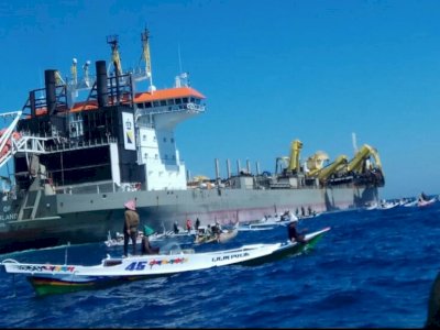 Ini Alasan Gubernur Sulsel Tak Cabut Izin Tambang Pasir Boskalis