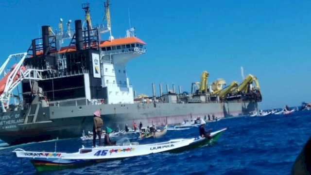 Ini Alasan Gubernur Sulsel Tak Cabut Izin Tambang Pasir Boskalis