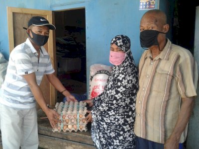 Andalan Peduli Beri Bantuan Keluarga Miskin di Pinrang, Petani 58 Tahun yang Hidupi 6 Anaknya yang Masih Kecil
