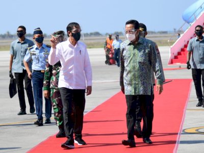 Jokowi Resmikan Teknologi Peringatan Dini Tsunami di Bandara Internasional Yogyakarta