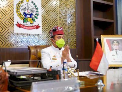 Jadi Narasumber Simposium Virtual Unhas, Ini Harapan Wagub Sulsel Pada Dies Natalis ke-64 Unhas