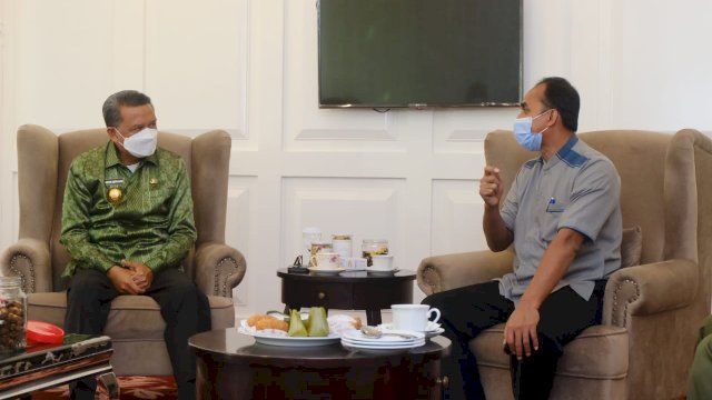 Gubernur-Ketua KPU Bahas Anggaran dan Protokol Kesehatan Jelang Penetapan Paslon