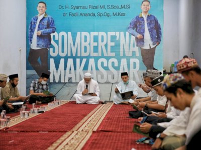 Resmi Ditetapkan Jadi Paslon di Pilwalkot Makassar, Dilan Gelar Khataman Alquran