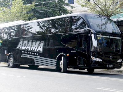 Keren !!! Begini “Penampakan” Bus Branding Antar ADAMA Ke Lokasi Pengundian Nomor Urut