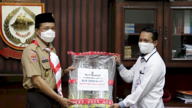 Pemkot Makassar Terima Bantuan APD Hasil Pelatihan BLK Bantaeng