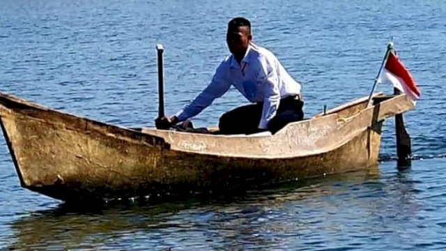Perjuangan Anak Nelayan Terjang Gelombang Laut Sejauh 17 Km Untuk Ikuti Seleksi Prajurit TNI AL