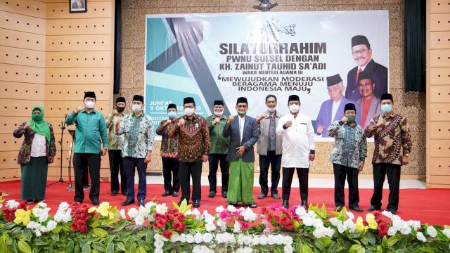 Silaturahmi PWNU Bersama Wamen Kemenag, Andi Sudirman Sulaiman Sampaikan Program Masyarakat Madani Di Sulsel