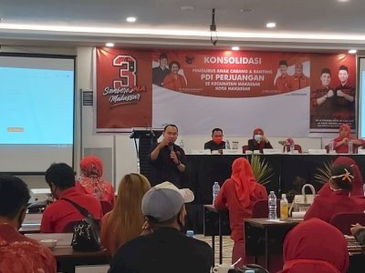 Demi DILAN, PDI Perjuangan Kota Makassar Bangun 200 Posko Rumah Perjuangan