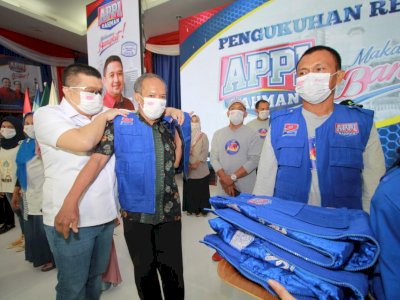 Komunitas Driver Ojol Hingga Relawan Perempuan Solid Pilih Appi-Rahman, Erwin Aksa: Appi-Rahman Punya Program Rill