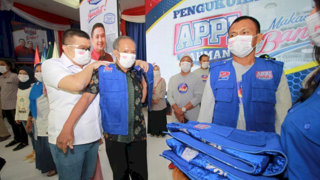 Komunitas Driver Ojol Hingga Relawan Perempuan Solid Pilih Appi-Rahman, Erwin Aksa: Appi-Rahman Punya Program Rill