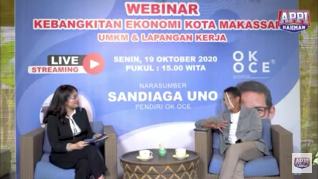 Sandiaga Uno Puji Sosok Appi Sebagai Tokoh Pengusaha Muda yang Bisa Bangkitkan Ekonomi Makassar