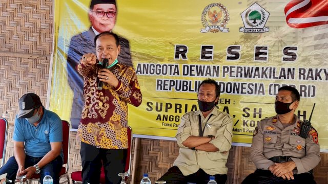 Reses di Soppeng, Supriansa sempat jelaskan Omnibus Law kepada masyarakat