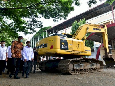 Pembangunan Stadion Mattoanging Dimulai, Pemprov Bongkar Bangunan Lama<br>