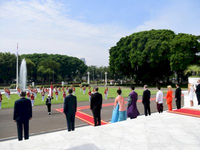 Presiden Jokowi Terima Surat Kepercayaan Tujuh Duta Besar Negara Sahabat<br>