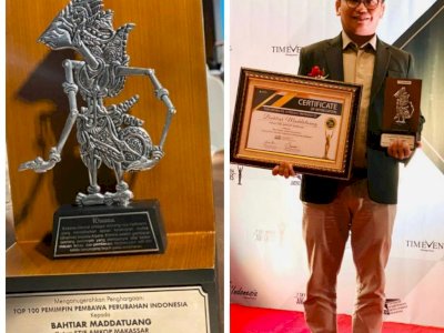 Ketua STIE AMKOP Raih Award “Top 100 Pemimpin Pembawa Perubahan Indonesia”