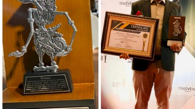 Ketua STIE AMKOP Raih Award “Top 100 Pemimpin Pembawa Perubahan Indonesia”