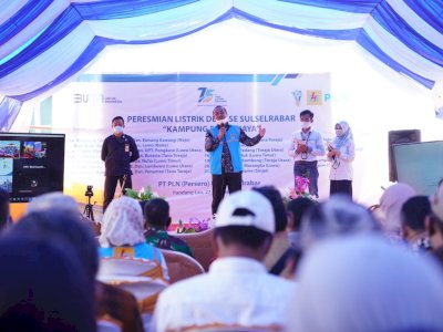 Naikkan MCB, Wagub Sulsel Tandai Hadirnya Listrik di Kepulauan Padang Lau Pangkep