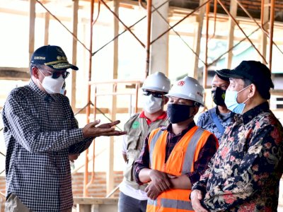 Gubernur Tinjau Rest Area Sidrap, Dilengkapi dengan Waterboom