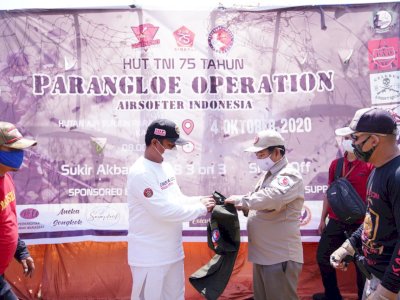 Penembakan Pertama Wagub Sulsel Tandai Pembukaan Parangloe Operation Airsofter Indonesia di Gowa