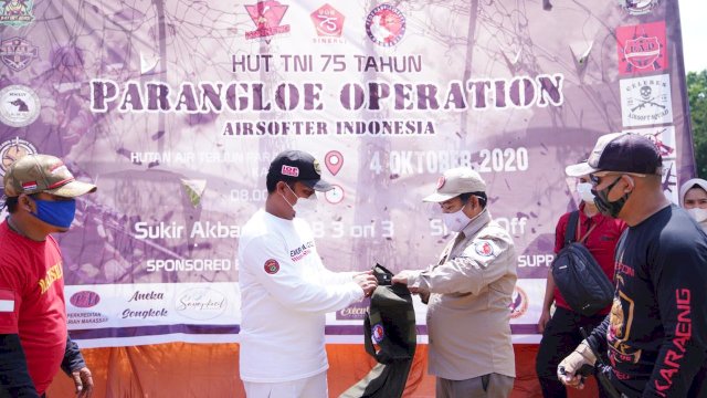 Penembakan Pertama Wagub Sulsel Tandai Pembukaan Parangloe Operation Airsofter Indonesia di Gowa