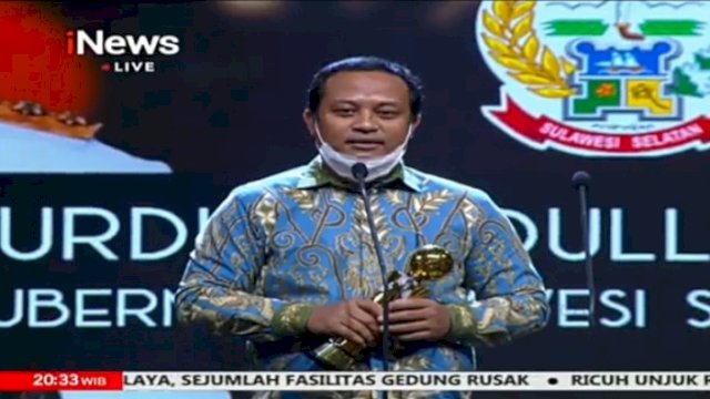 Pemprov Sulsel terima penghargaan Indonesia Awards, Wagub: Ini untuk semua warga Sulsel.