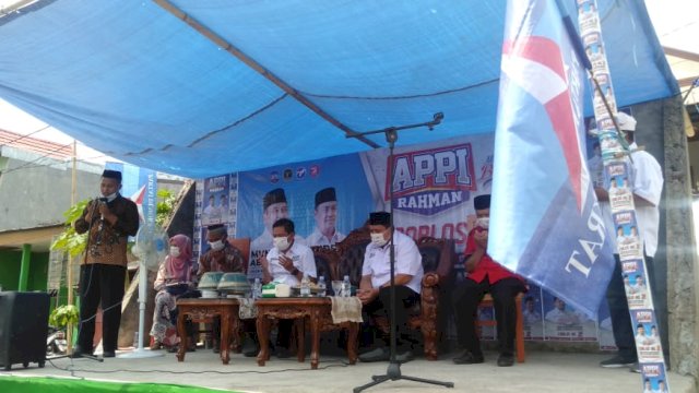 Tokoh Masyarakat Paccerakang Yakin Hanya Appi-Rahman yang Bisa Eksekusi Janji Programnya