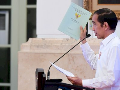 Jokowi Bagikan Satu Juta Sertifikat Tanah pada Peringatan Hantaru 2020
