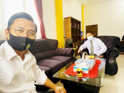 Bertemu Rektor UNSULTRA , Bahtiar Maddatuang Bahas Gagasan Sultra Kedepan