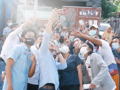 Garap Milenial Adindana Appi-Rahman Intensif Blusukan Mengajak Anak Muda Tidak Golput