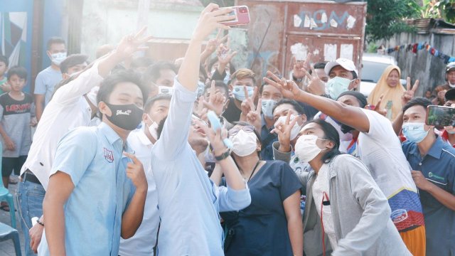 Garap Milenial Adindana Appi-Rahman Intensif Blusukan Mengajak Anak Muda Tidak Golput