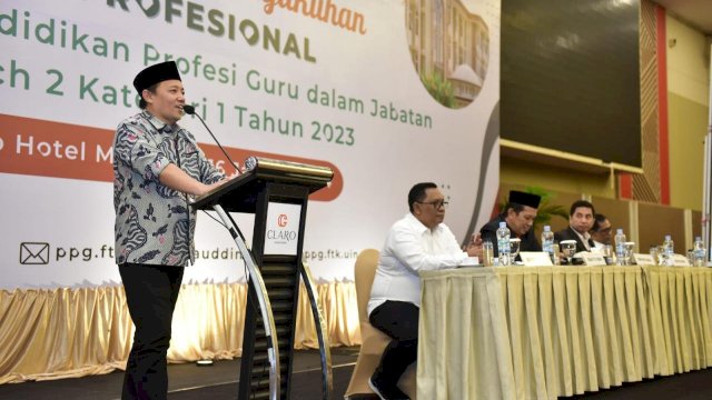 Kemenag Bersama UIN Alauddin Makassar Cetak Guru Profesional untuk Indonesia Emas