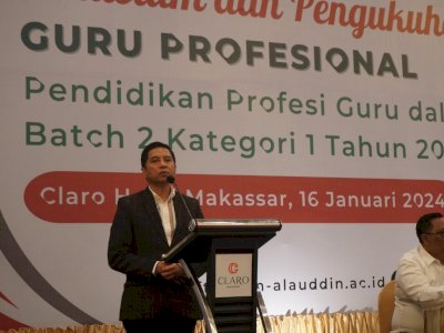 Rektor UIN Alauddin: Guru Profesional Tidak Boleh Mudah Baper dan Terjebak pada Kebodohan