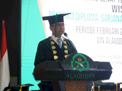Pesan Rektor UIN Alauddin Makassar Untuk Wisudawan 102: Jadilah Sarjana Total