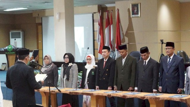 8 Pejabat Eselon lll UIN Alauddin Makassar Dilantik