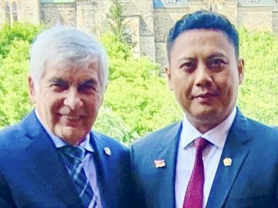 Andi Iwan Aras Bertemu Clement Gignac Perkuat Kerjasama Bilateral Indonesia-Kanada