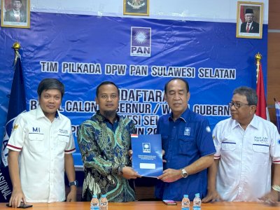 PAN Komitmen Kembali Usung Andi Sudirman di Sulsel, Akui Sudah Teruji, Kapasitas, dan Survei Tertinggi